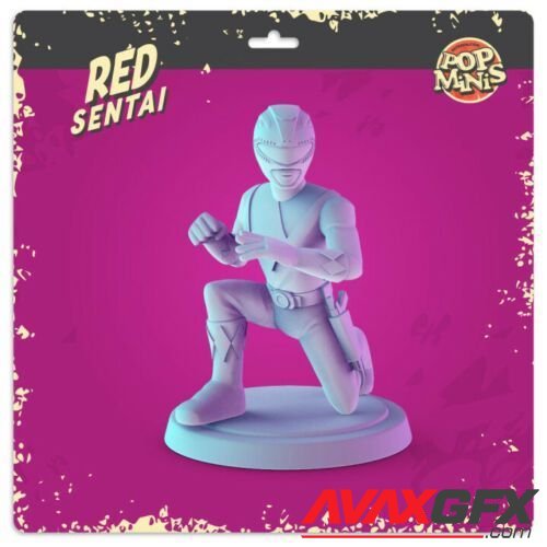 Pop Minis - Red Sentai