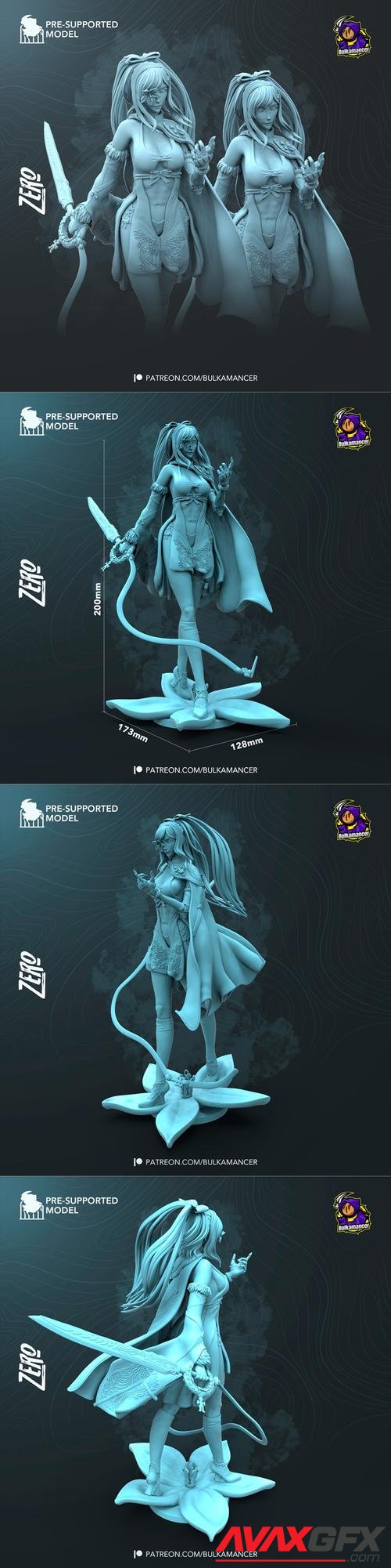 Zero - Drakengard 3 – 3D Print