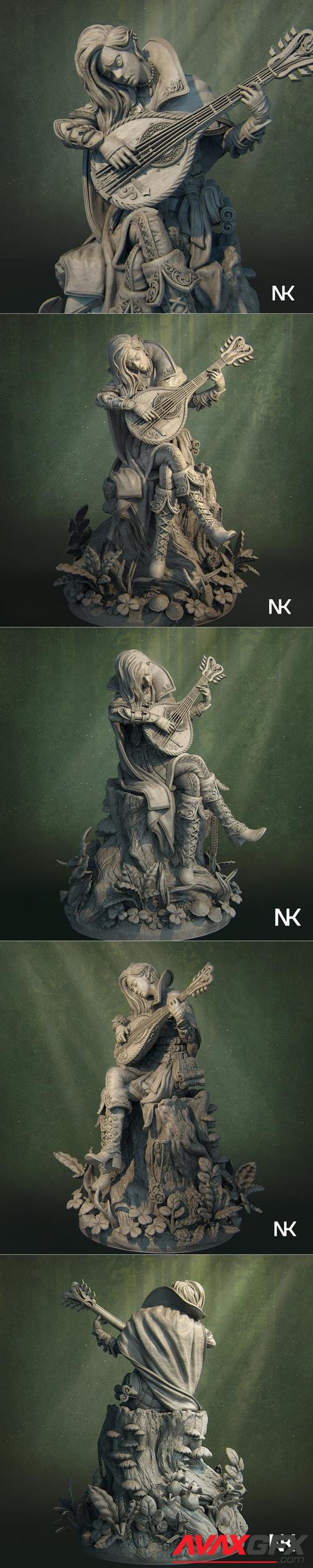 Lisa the Bard – 3D Print