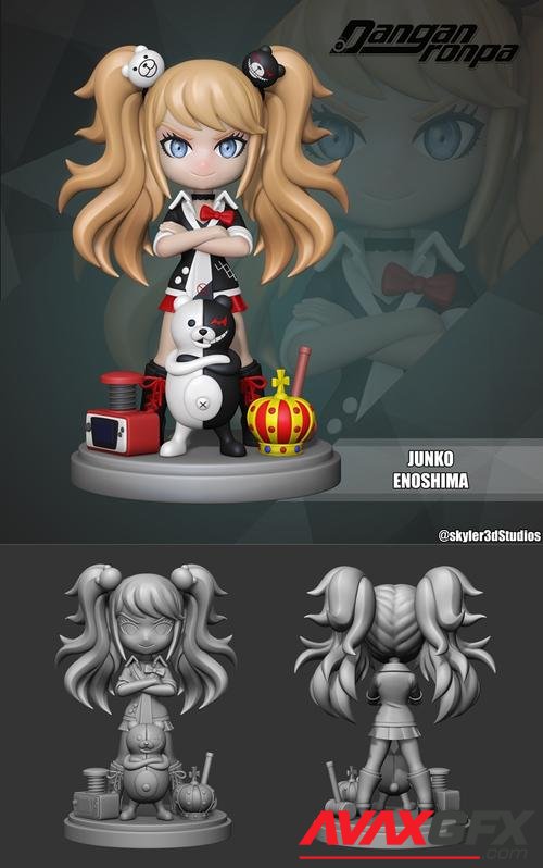 Chibi Junko Enoshima Danganronpa – 3D Print