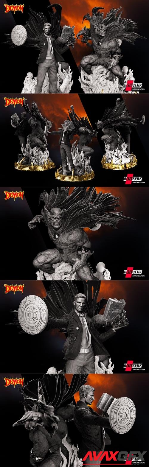 B3DSERK - Diorama Etrigan and Jason Blood – 3D Print