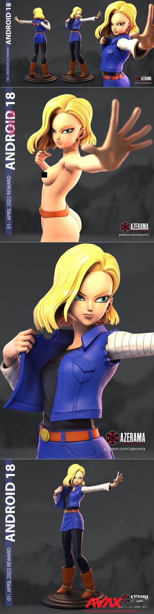 Android 18 - Azerama – 3D Print