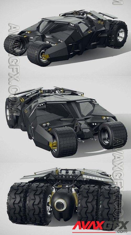 Batmobile 2005 3D Model