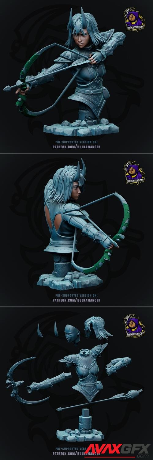 Arueshalae - Pathfinder - Wrath of the Righteous Bust – 3D Print