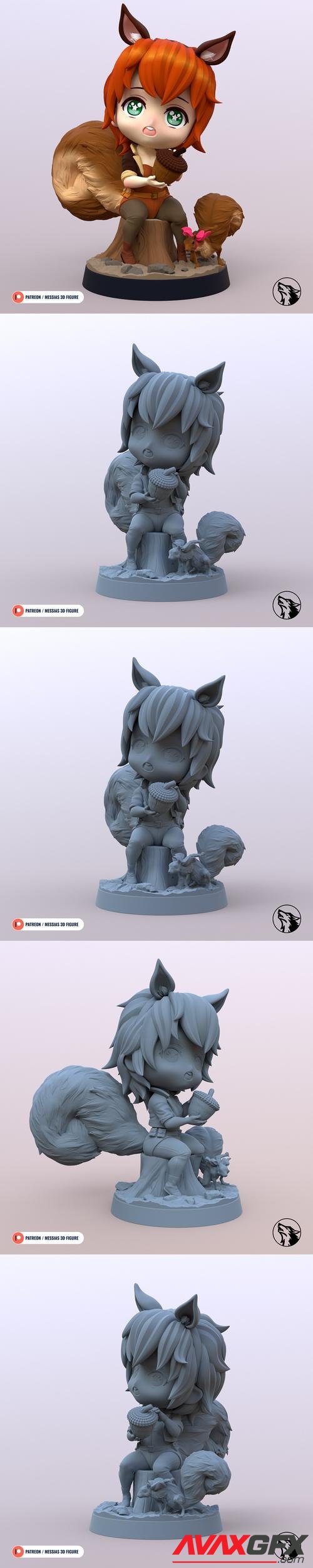 Squirrel Girl Chibi – 3D Print