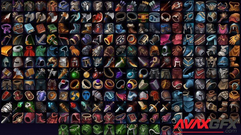 Weapon and Armor Icon Pack