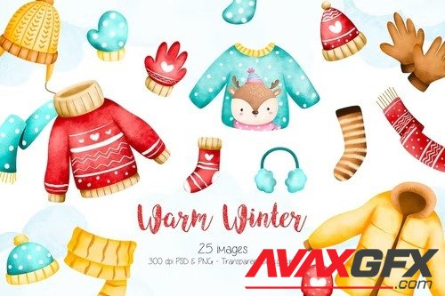 Warm Winter Clipart XMEK7T9