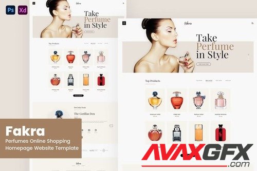 Fakra - Perfumes Shopping Online Website Design ZJ9MVYQ
