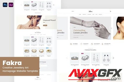 Fakra - Jewellery Online Shopping Website Design S6T6R9R