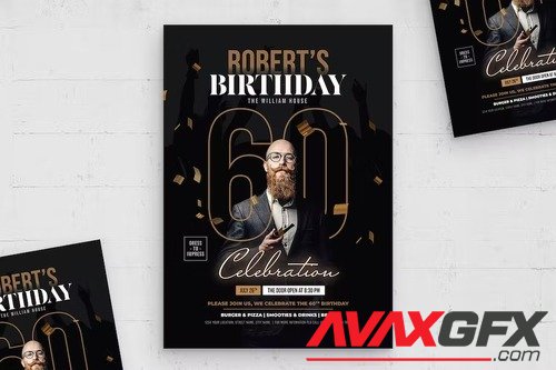 Birthday Party Flyer Template