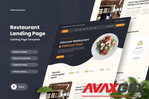 Landing Page - Restaurant K8JESGS