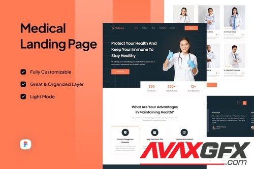 Medicong - Medical Landing Page 9BS7RVX