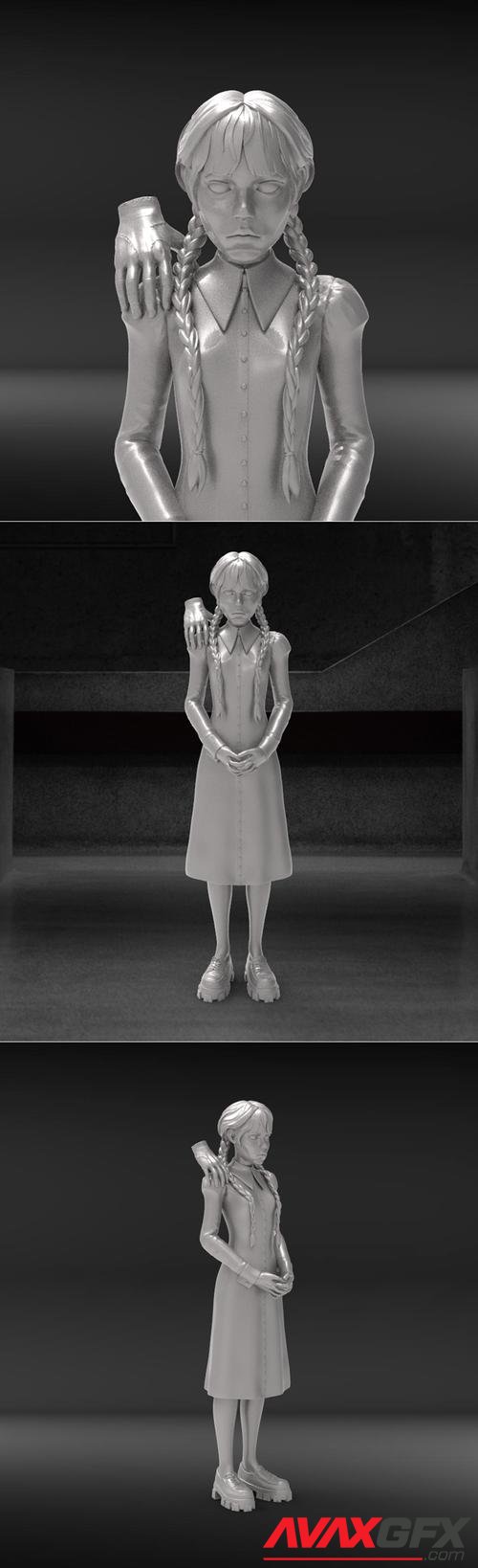 Wednesday Addams – 3D Print