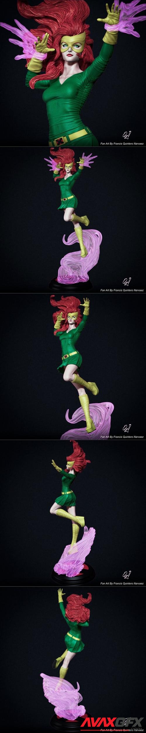 Jean Grey Marvel Girl – 3D Print