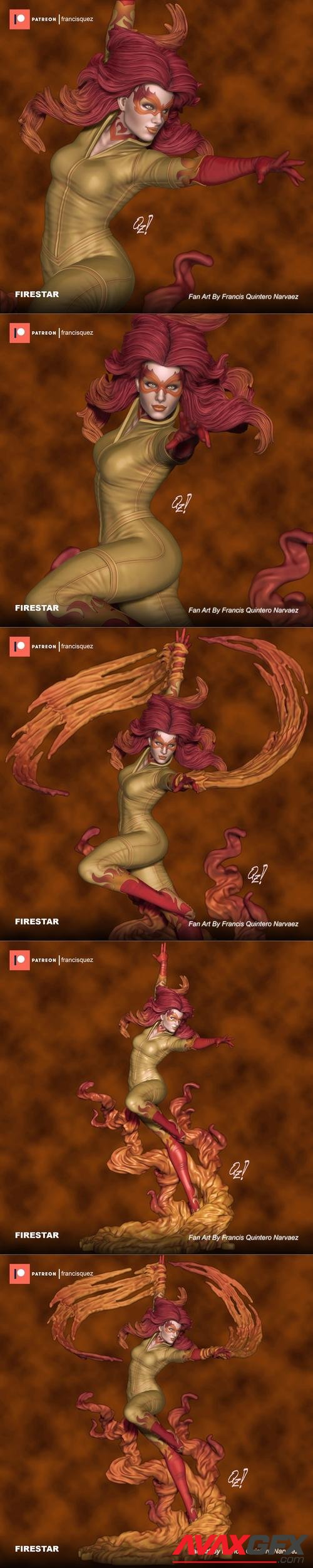 Firestar by Francis Quez – 3D Print