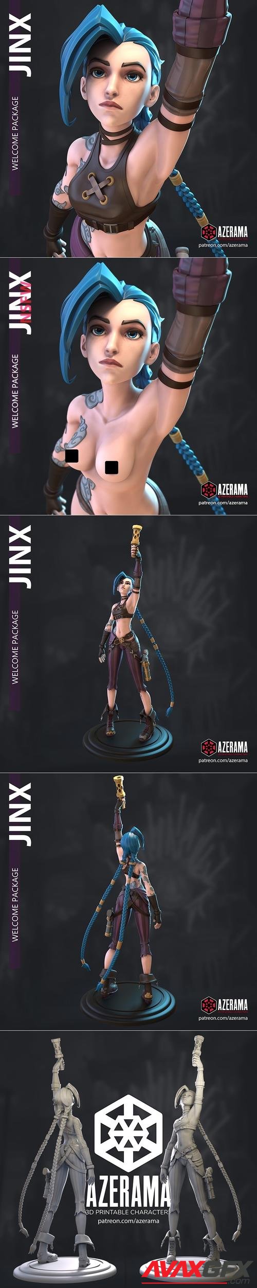 Jinx Arcane - Azerama – 3D Print