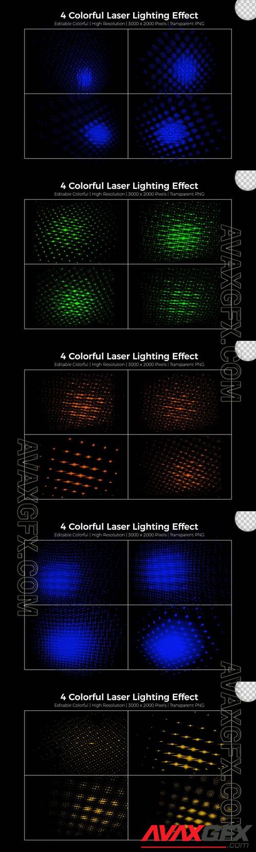 PSD realistic laser lighting effect