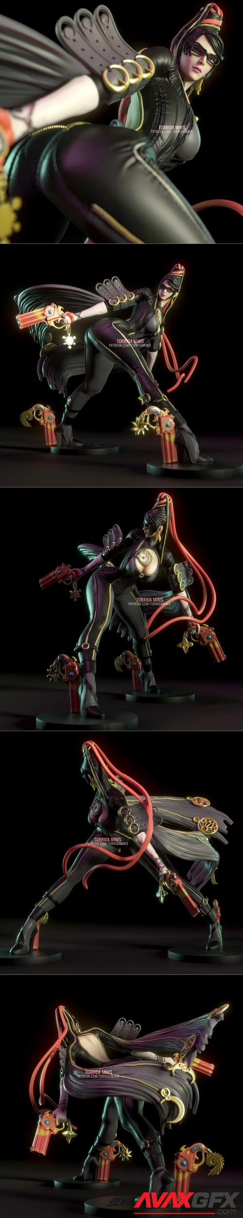 Bayonetta - Torrida Minis – 3D Print