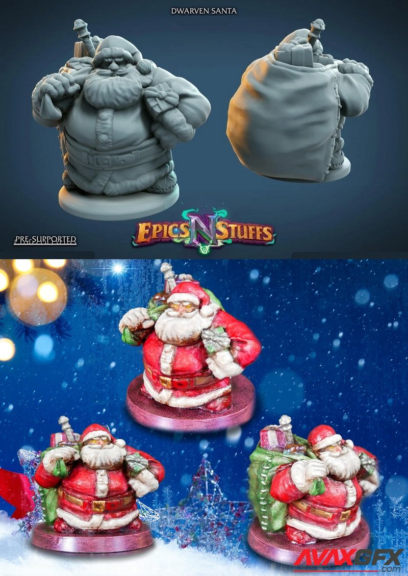 Epics'N'Stuffs - Dwarven Santa