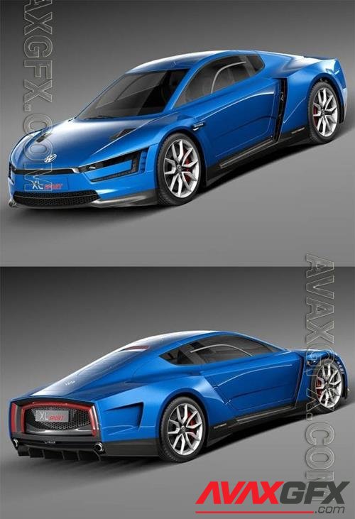 Volkswagen XL Sport 2015 3D Model