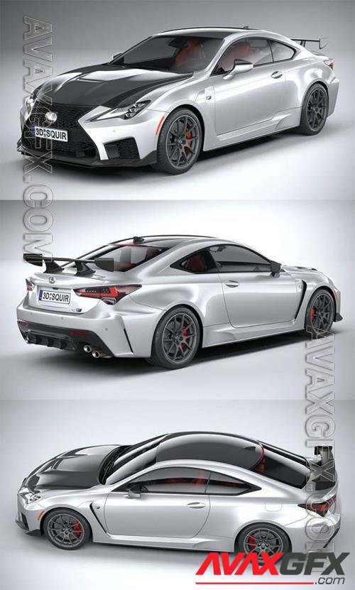 Lexus RC-F Track Edition 2020 3D Model