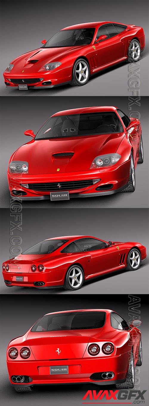 Ferrari 550 Maranello 1996-2002 3D model