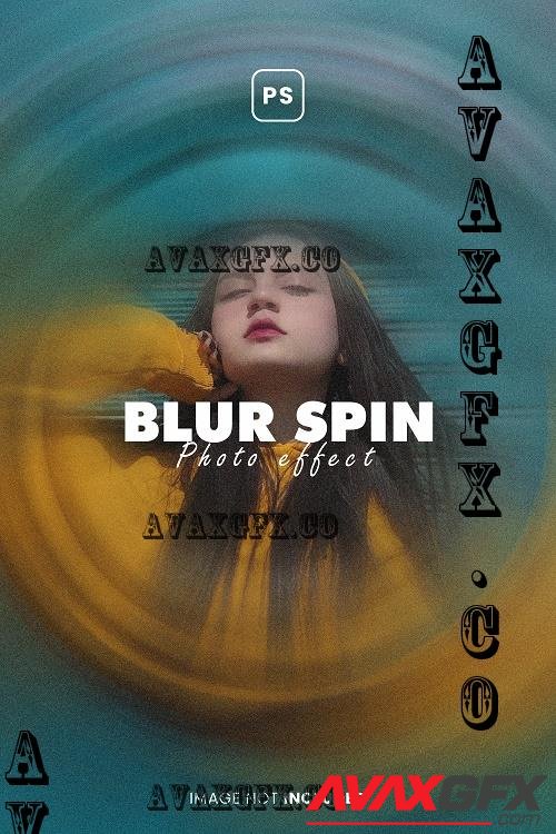 Blur Spin Photo Effect - 55BZSS2