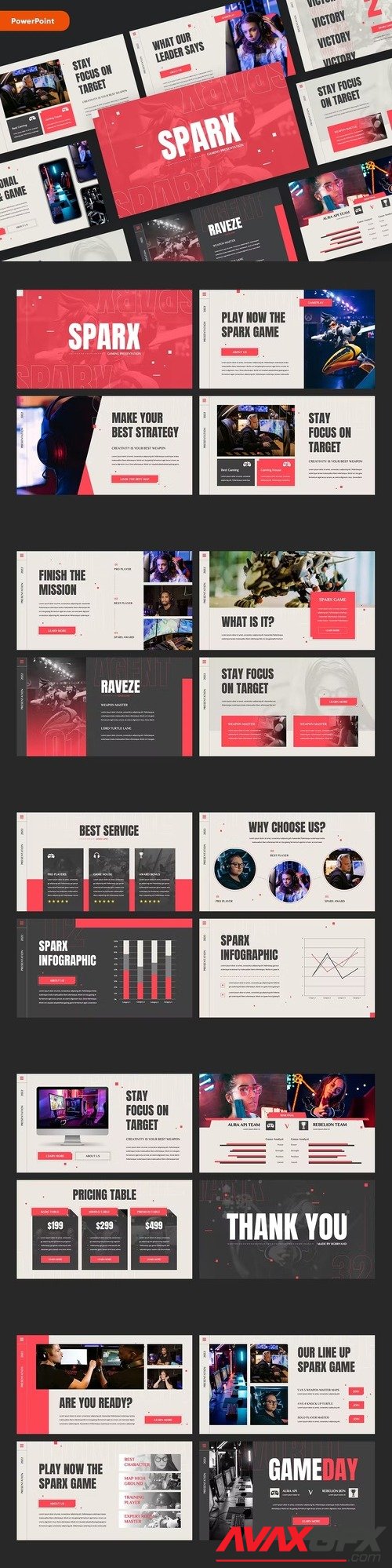 SPARX - Esport & Gaming Powerpoint