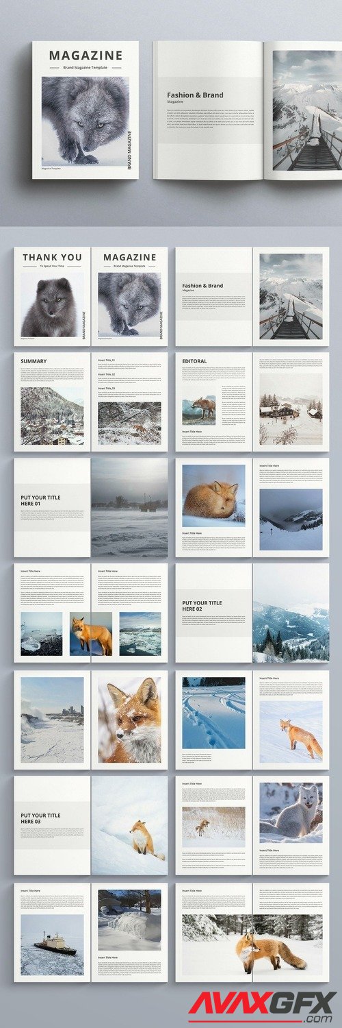 Adobestock - Magazine Layout 522555290