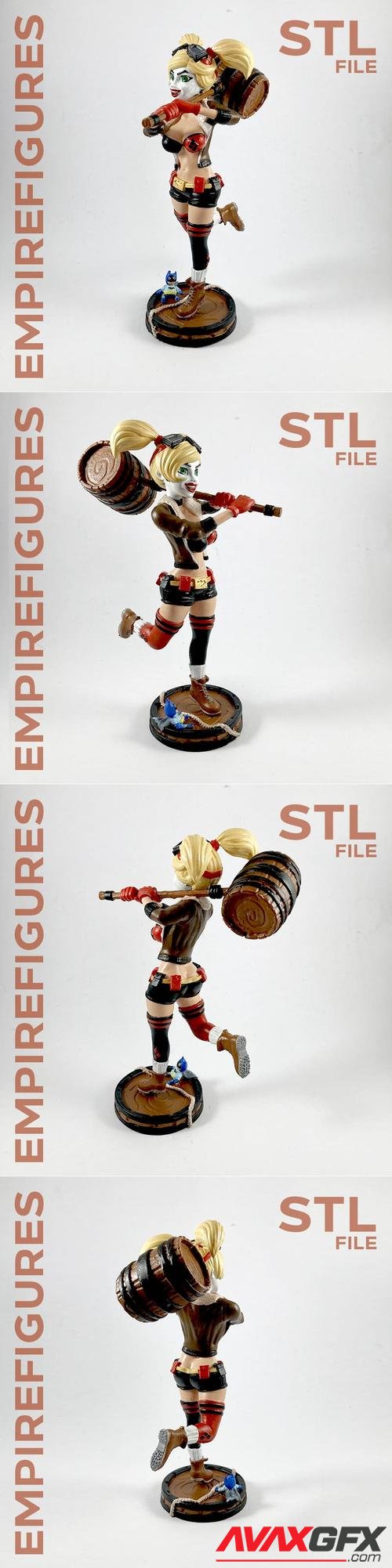 Sexy Harley Quinn Bombshell – 3D Print