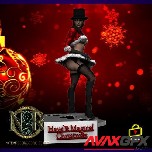 Zatanna christmas-suit – 3D Print