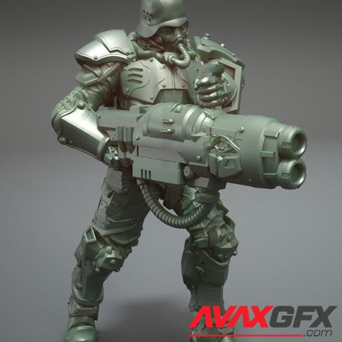 Wolf Pack Heavy Weapons Unit – 3D Print