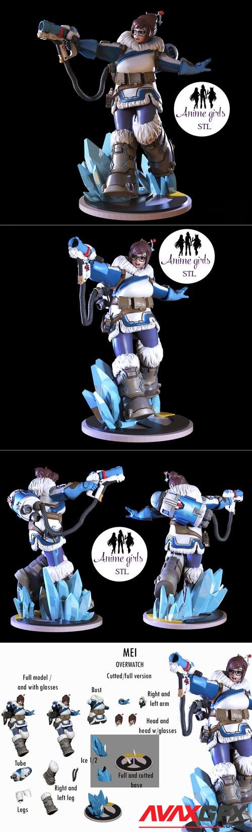 Mei - Overwatch – 3D Print