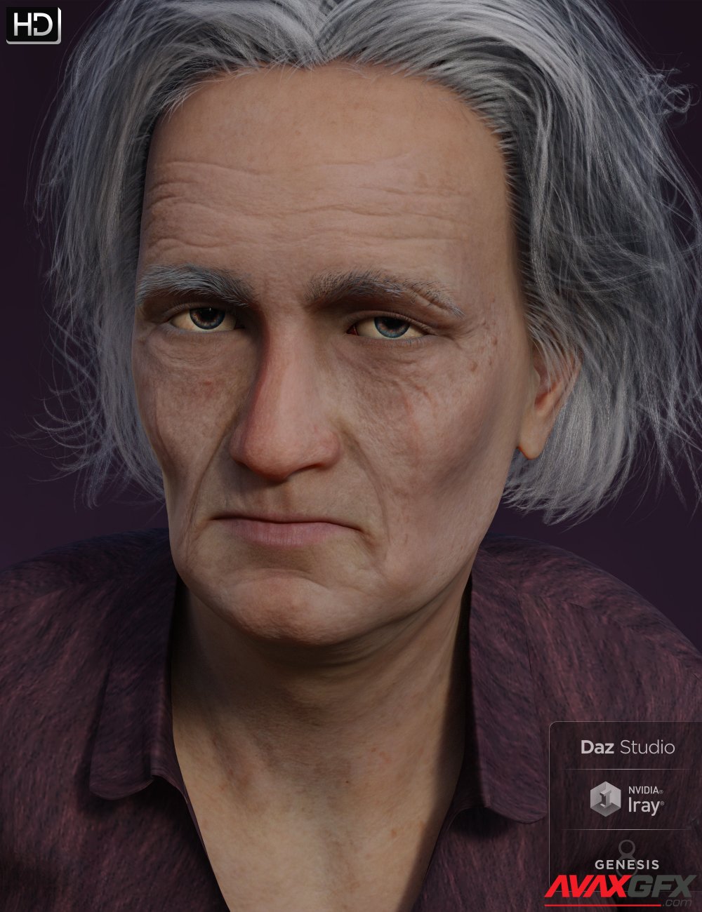 Wilbur HD for Genesis 8 Male