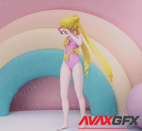 Usagi Swimsuit – 3D Print