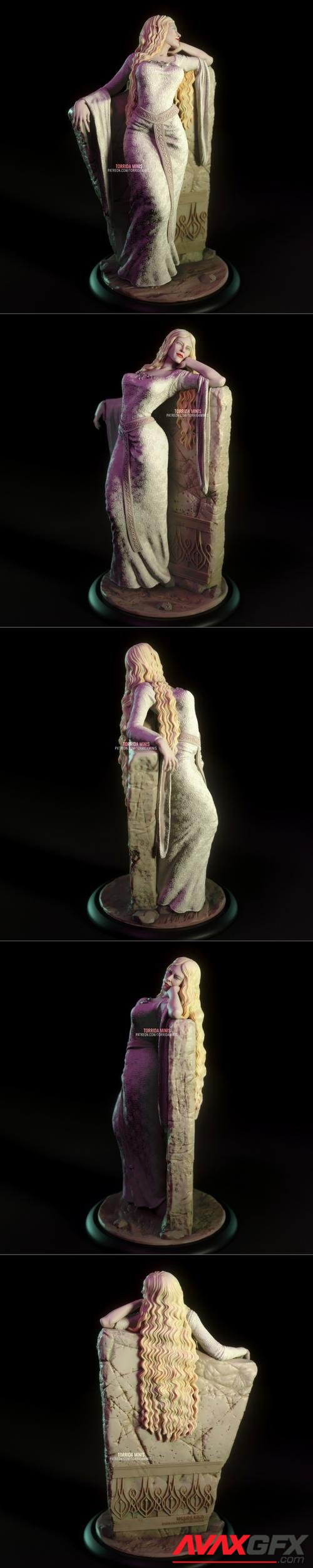 Galadriel - Torrida Minis – 3D Print