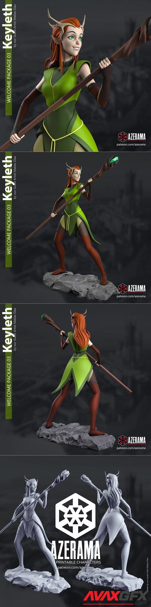 Keyleth from Vox Machina - Azerama – 3D Print