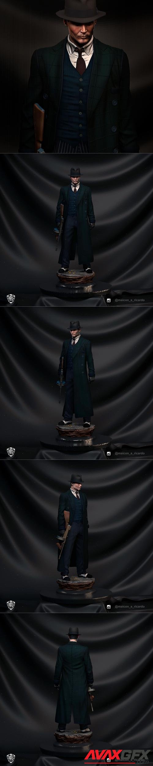 John Dillinger - Johnny Depp Fan art – 3D Print