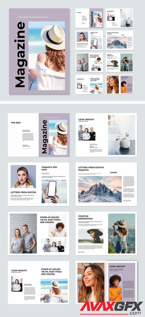 Adobestock - Magazine Layout 516405292