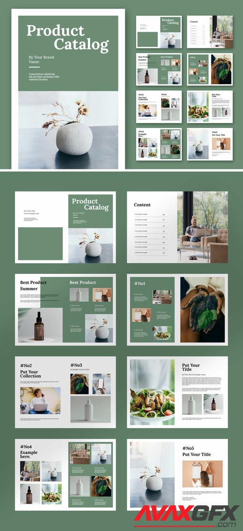 Adobestock - Modern Catalog Layout 516405303