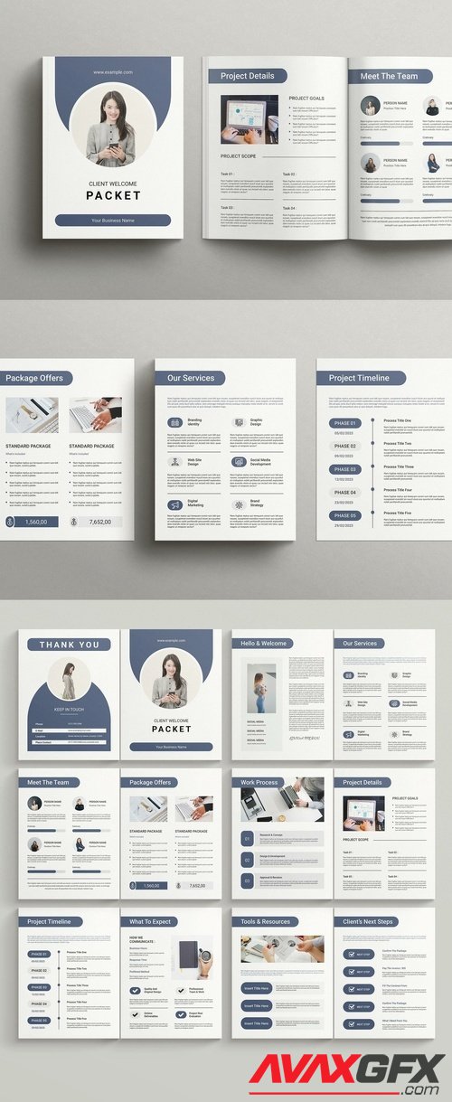 Adobestock - Client Welcome Packet Magazine 514508543