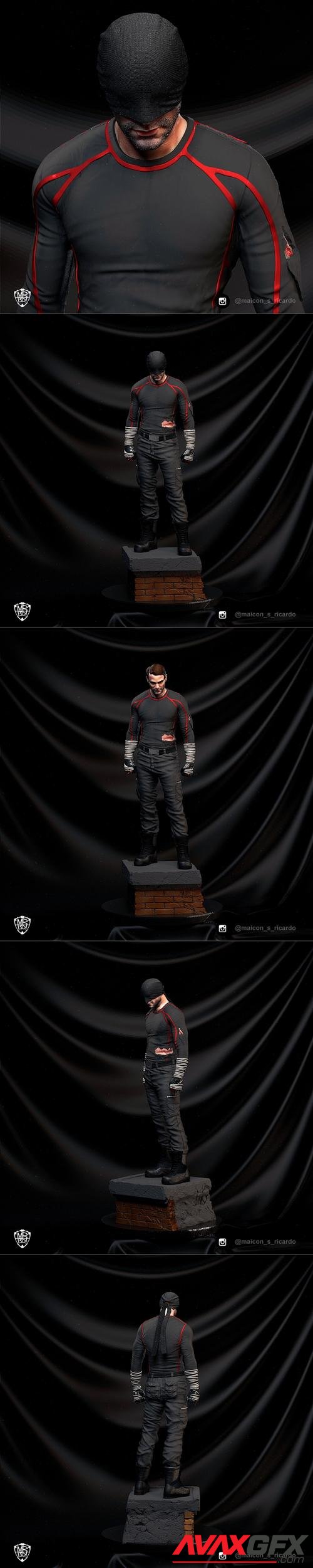 Daredevil - Charlie Cox fanart - Maicon Ricardo – 3D Print