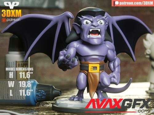 Gargoyles Goliath Chibi – 3D Print