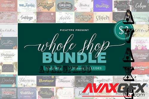 Whole Shop Bundle - 38 Premium Fonts