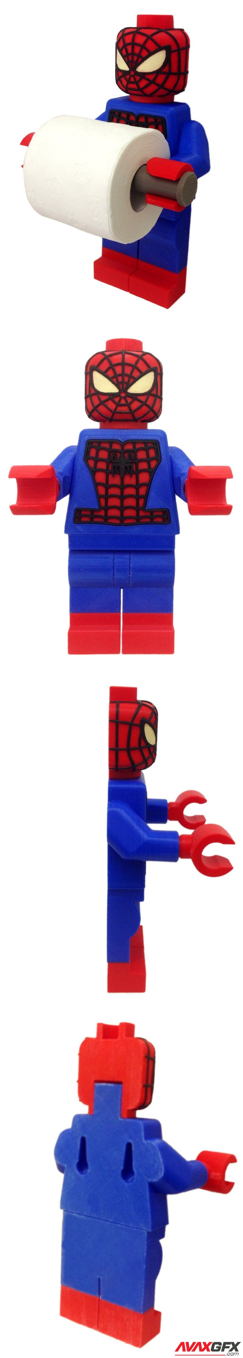 Lego Spider-Man Toilet Paper Holder