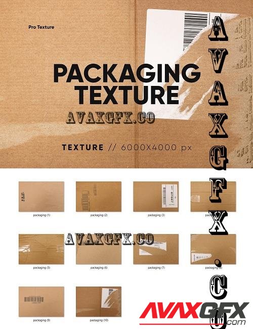 10 Packaging Textures HQ - 10977361