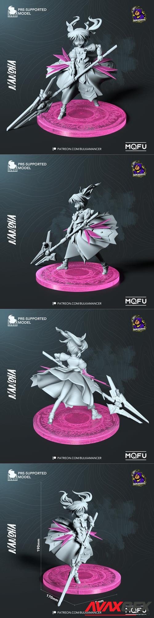 Nanoha - Bulkamancer – 3D Print