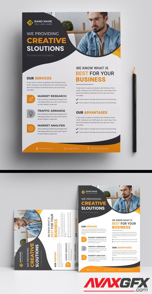 Adobestock - Flyer Layout 525397802