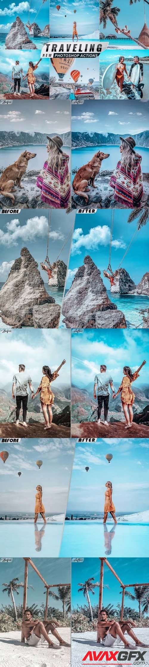 Travel insta Photoshop Actions