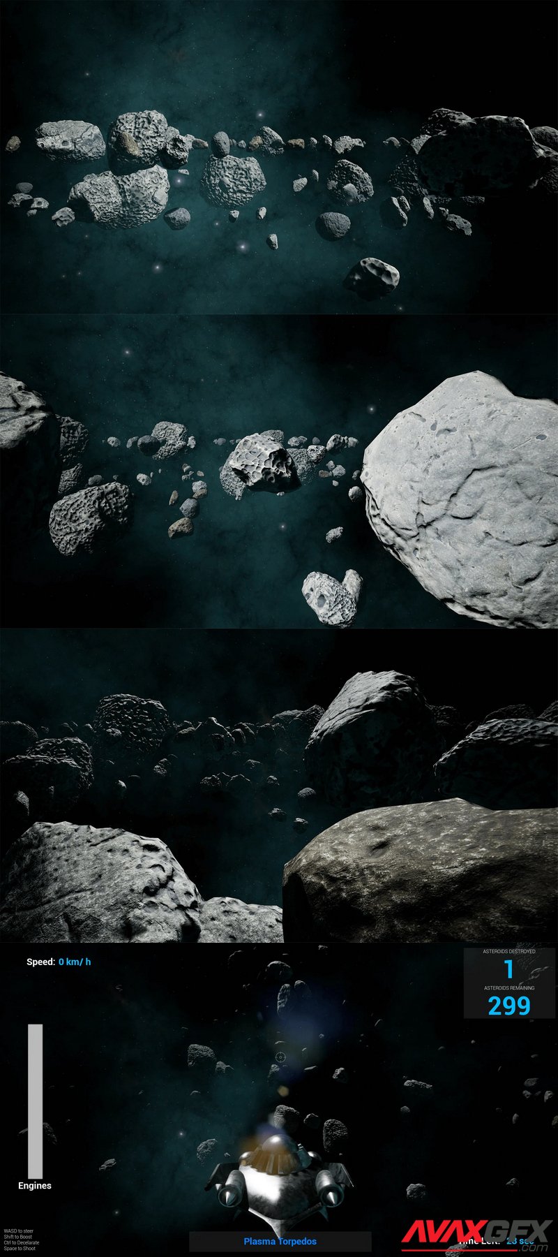 Asteroids Mini Game & Photogrammetry Assets